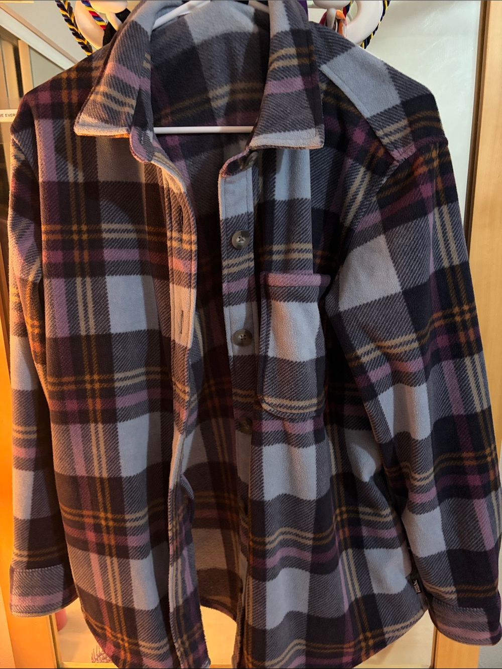 Eddie Bauer fleece shirt jacket!